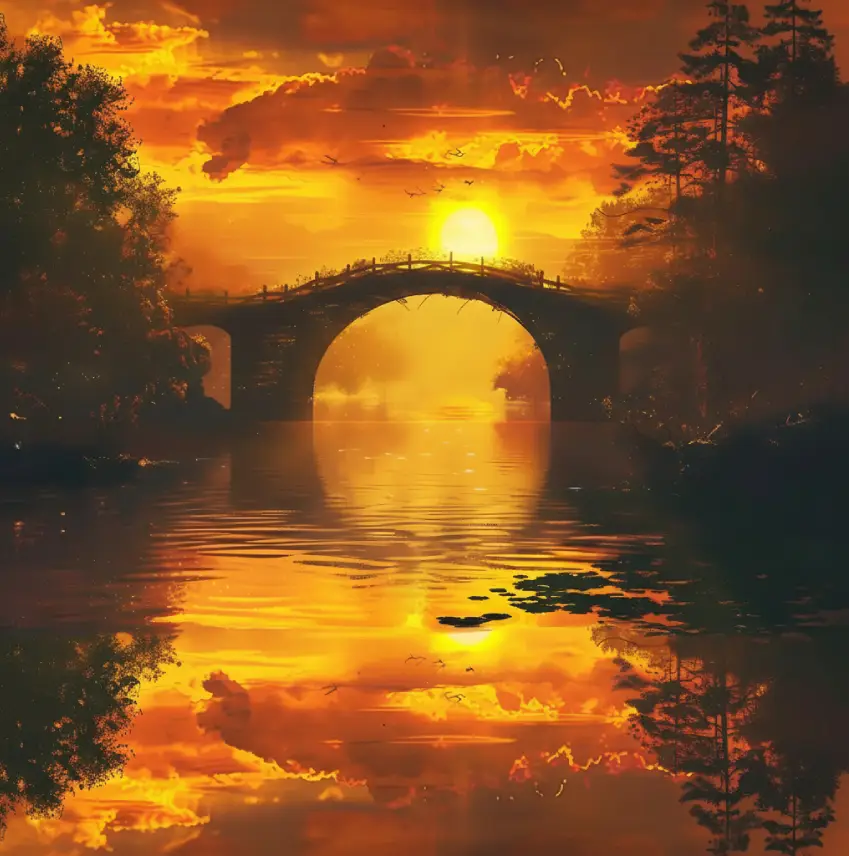 identity-transformation-bridge-sunrise